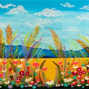 Forest on the flowers