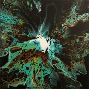 Vermilion Dawn Print