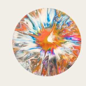 Tangerine Drift Print